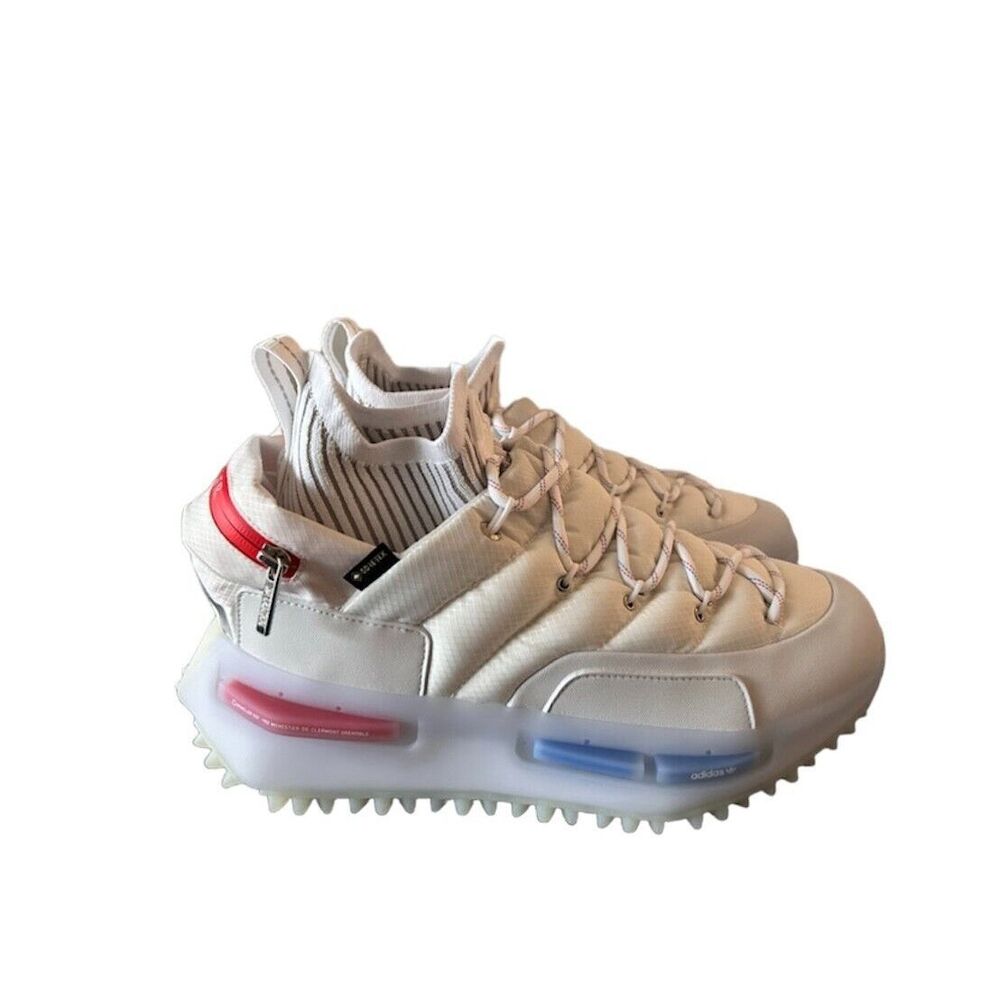 Moncler x Adidas NMD Runner - Sz 10.5 US Men Core White